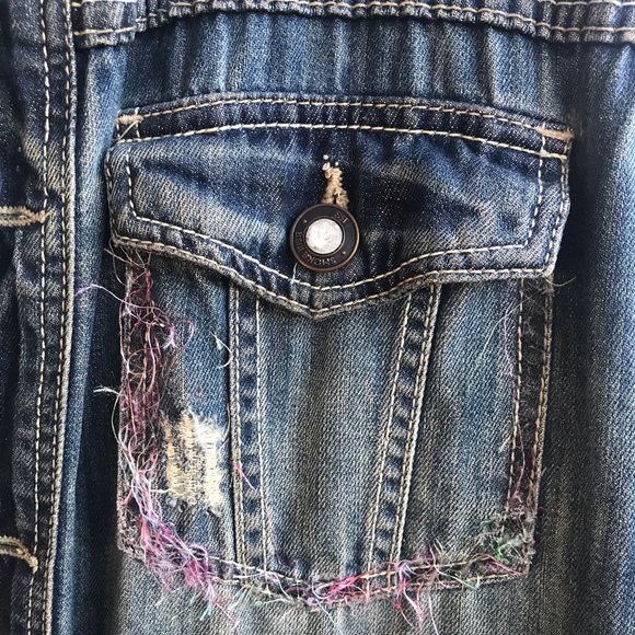 Lady Gaga Denim Vest - Picture 3 of 4